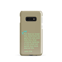 Samsung Galaxy case  - John 3:16