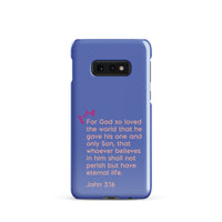 Samsung Galaxy case  - John 3:16