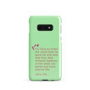 Samsung Galaxy case  - John 3:16