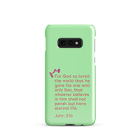 Samsung Galaxy case  - John 3:16