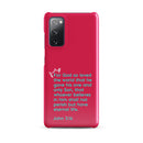 Samsung Galaxy case  - John 3:16