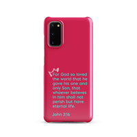 Samsung Galaxy case  - John 3:16