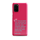 Samsung Galaxy case  - John 3:16