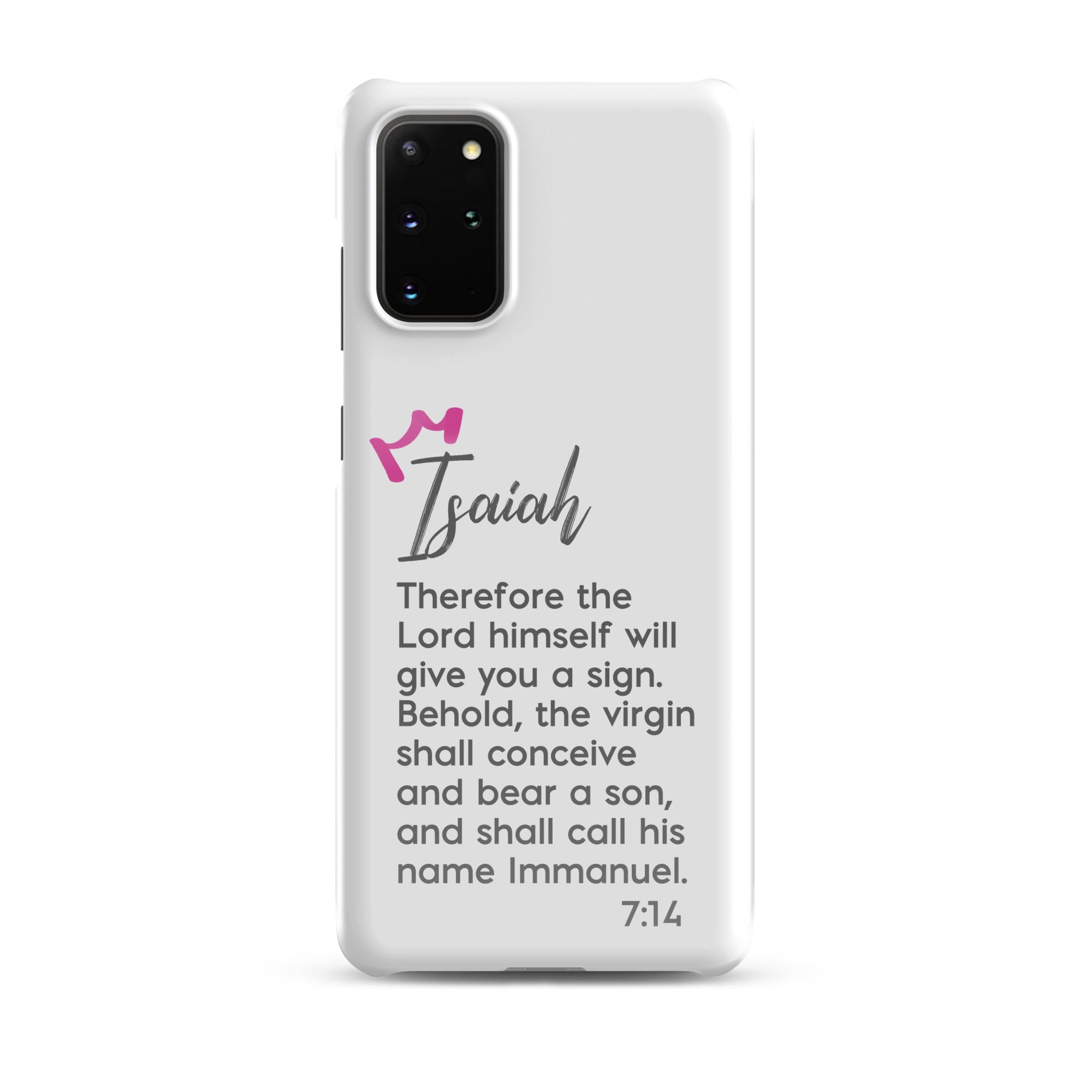 Samsung Galaxy case - Isaiah 7:14