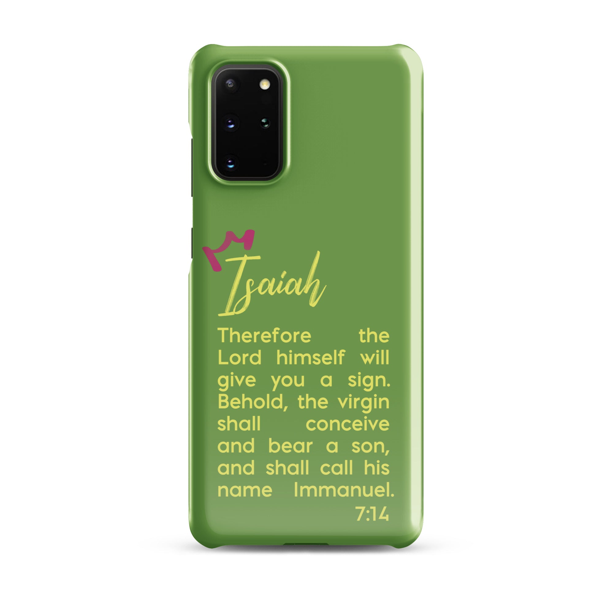 Samsung Galaxy case - Isaiah 7:14