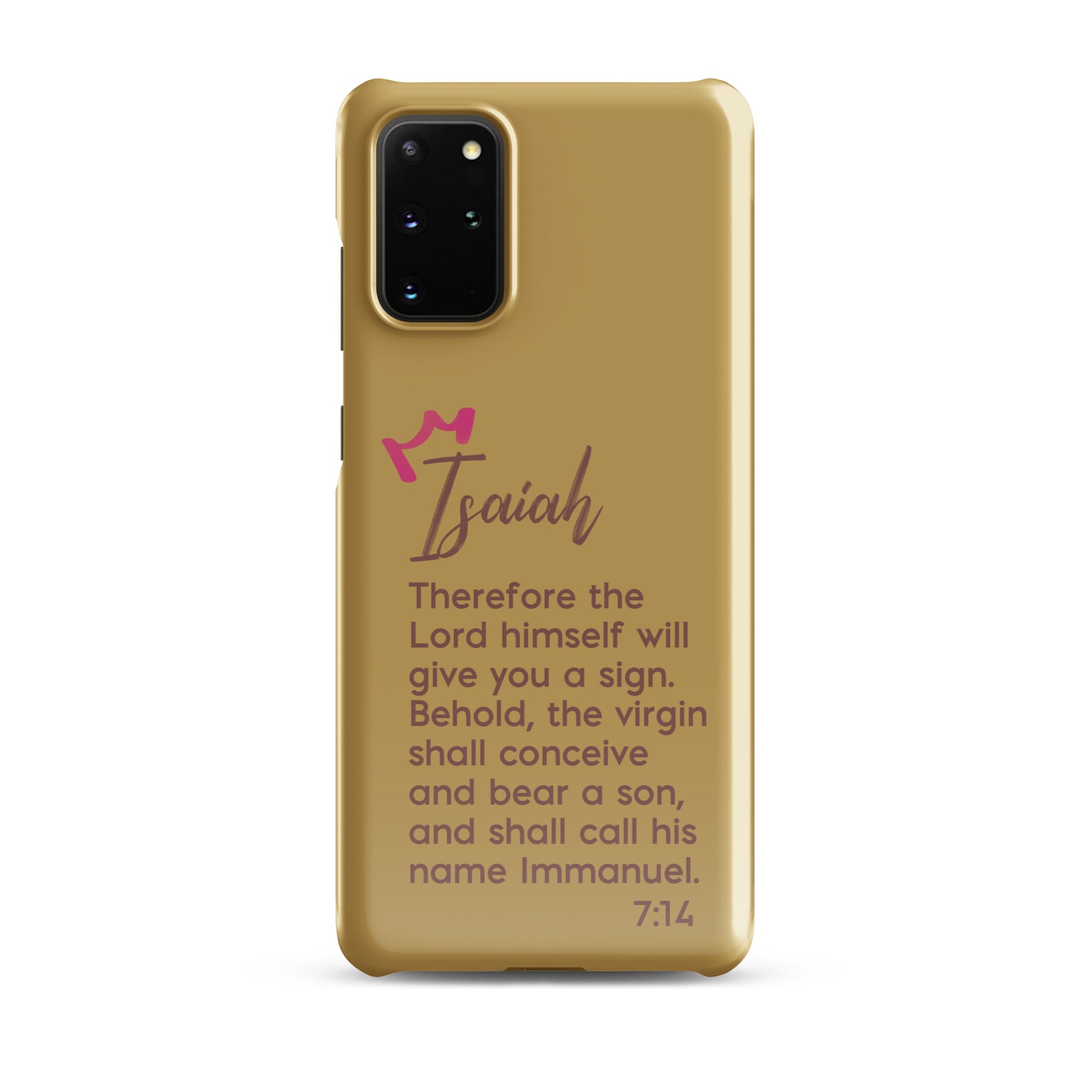 Samsung Galaxy case - Isaiah 7:14