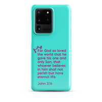 Samsung Galaxy case  - John 3:16