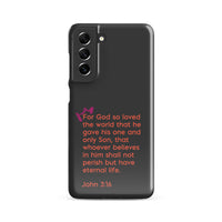 Samsung Galaxy case  - John 3:16