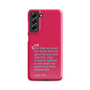 Samsung Galaxy case  - John 3:16