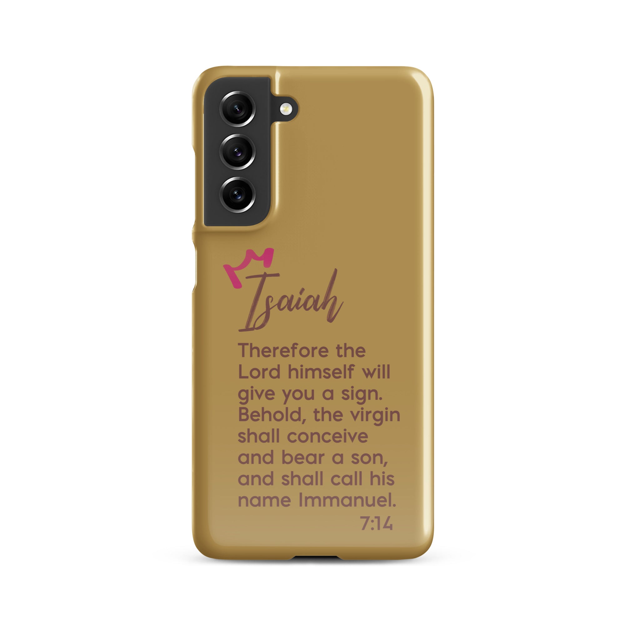 Samsung Galaxy case - Isaiah 7:14