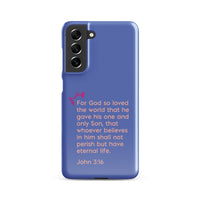 Samsung Galaxy case  - John 3:16