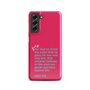 Samsung Galaxy case  - John 3:16