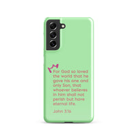 Samsung Galaxy case  - John 3:16