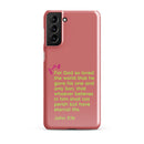 Samsung Galaxy case  - John 3:16