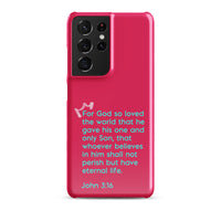 Samsung Galaxy case  - John 3:16