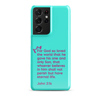 Samsung Galaxy case  - John 3:16