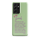 Samsung Galaxy case - Isaiah 7:14