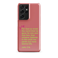 Samsung Galaxy case  - John 3:16