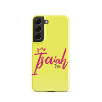 Samsung Galaxy case - Isaiah 7:14