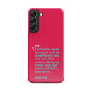 Samsung Galaxy case  - John 3:16