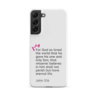 Samsung Galaxy case  - John 3:16