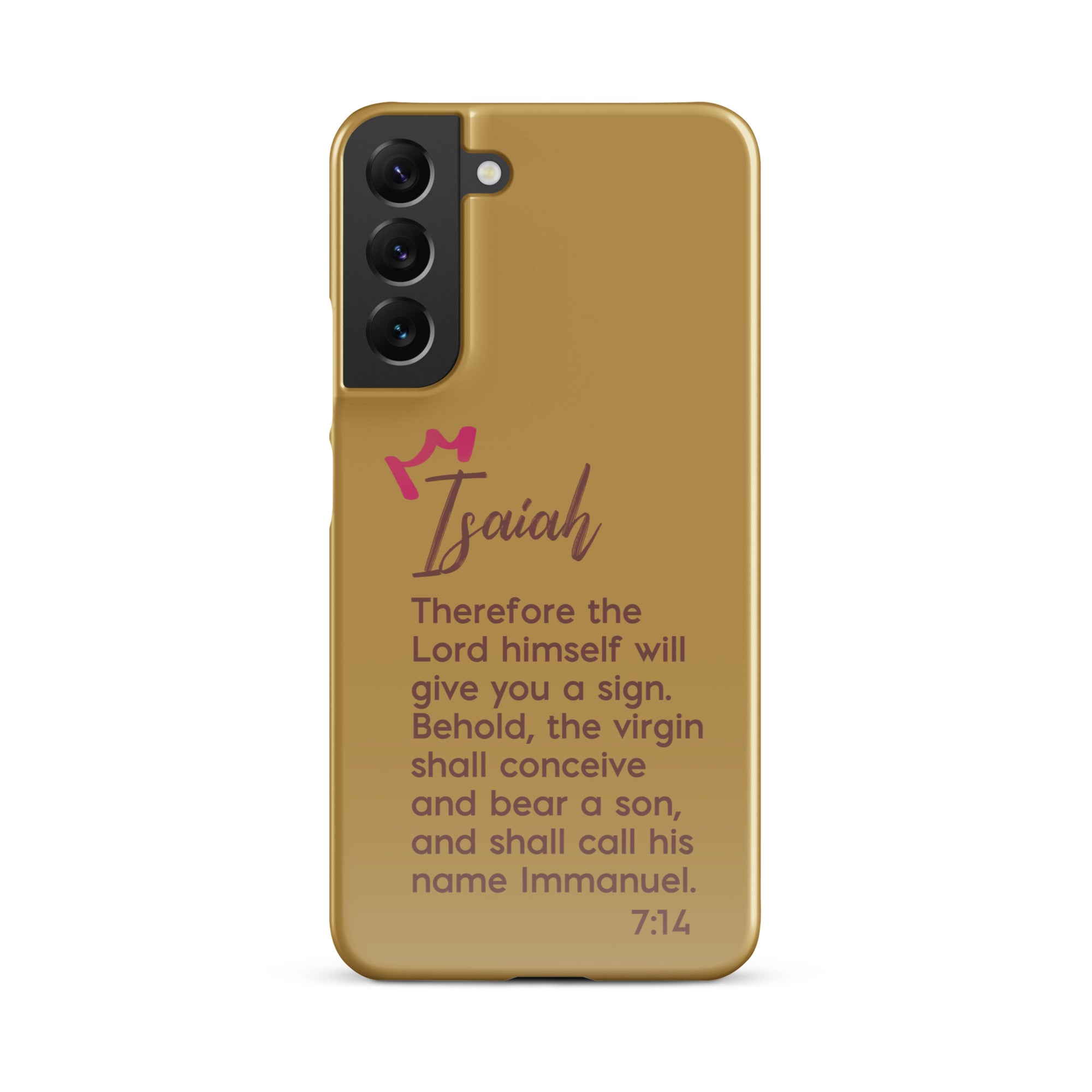 Samsung Galaxy case - Isaiah 7:14