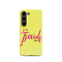 Samsung Galaxy case - Isaiah 7:14