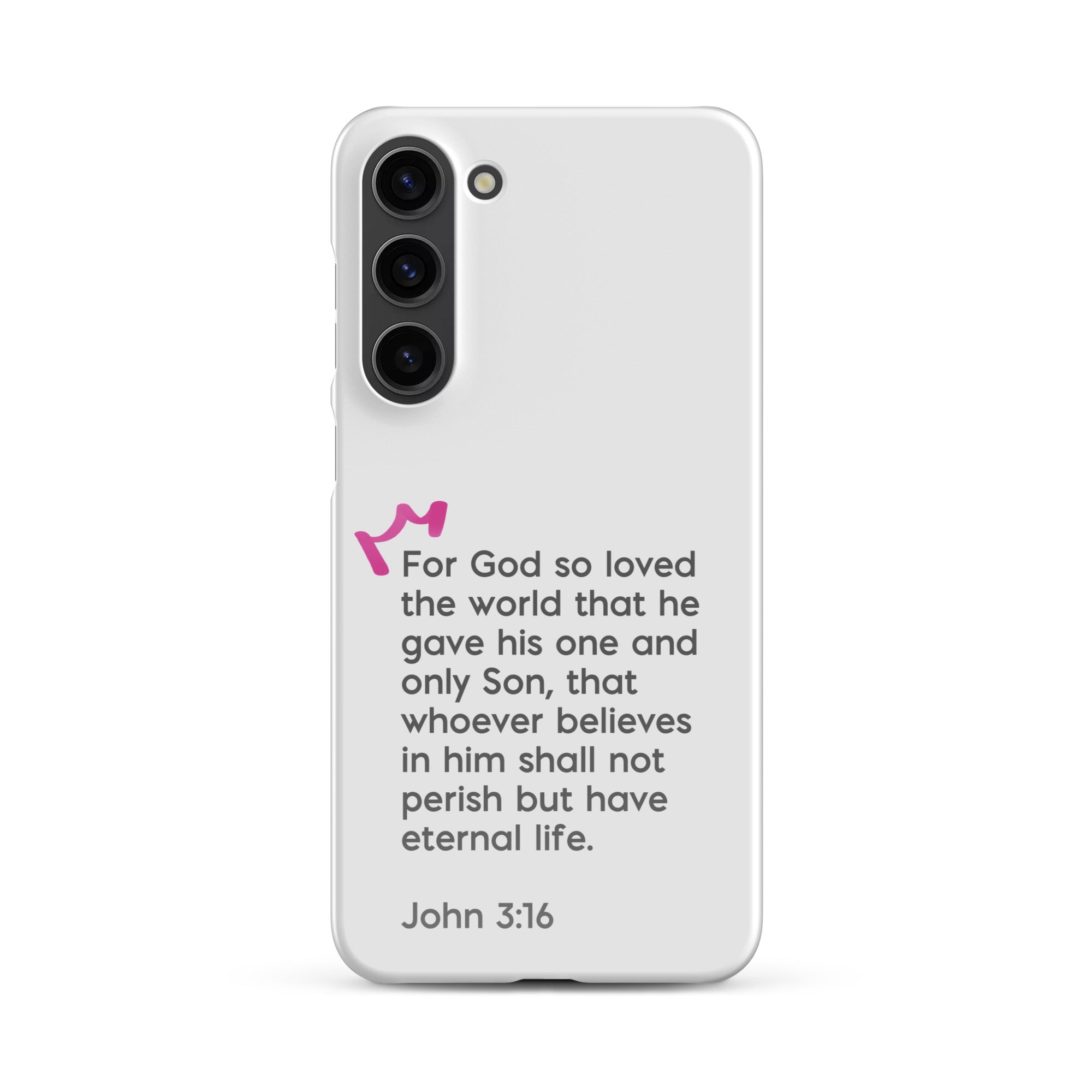 Samsung Galaxy case  - John 3:16