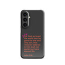 Samsung Galaxy case  - John 3:16