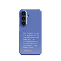 Samsung Galaxy case  - John 3:16