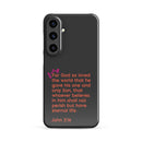 Samsung Galaxy case  - John 3:16