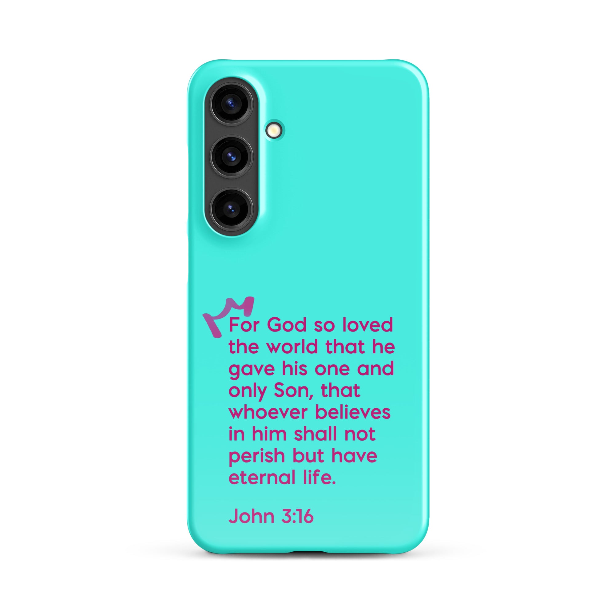 Samsung Galaxy case  - John 3:16