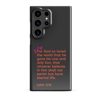 Samsung Galaxy case  - John 3:16