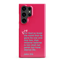 Samsung Galaxy case  - John 3:16