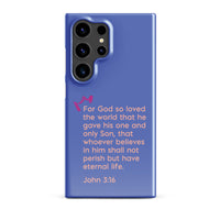 Samsung Galaxy case  - John 3:16