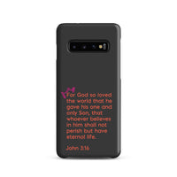 Samsung Galaxy case  - John 3:16