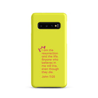 Samsung Galaxy case - John 11:25