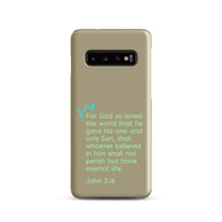 Samsung Galaxy case  - John 3:16