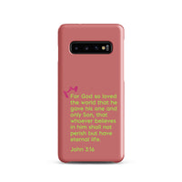 Samsung Galaxy case  - John 3:16