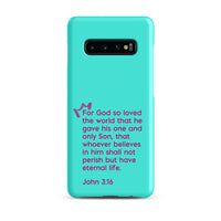 Samsung Galaxy case  - John 3:16