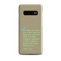 Samsung Galaxy case  - John 3:16