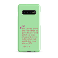 Samsung Galaxy case  - John 3:16