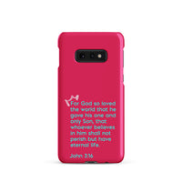 Samsung Galaxy case  - John 3:16