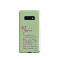 Samsung Galaxy case - Isaiah 7:14