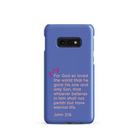 Samsung Galaxy case  - John 3:16