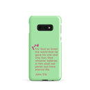 Samsung Galaxy case  - John 3:16