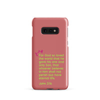 Samsung Galaxy case  - John 3:16