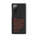 Samsung Galaxy case  - John 3:16