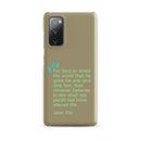 Samsung Galaxy case  - John 3:16