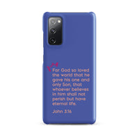 Samsung Galaxy case  - John 3:16